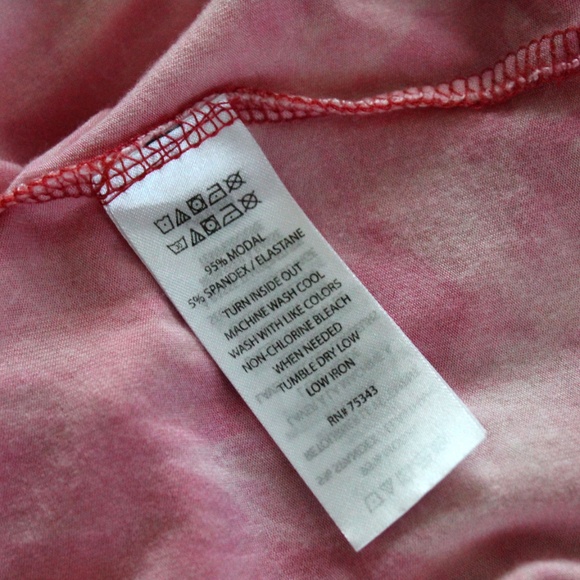 Handmade tie dye Adrienne Vittadini top by Hue Revival - Picture 6 of 10